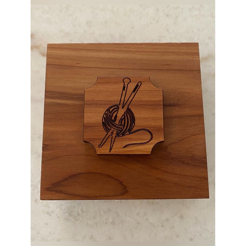 Notions Wooden Trinket Box